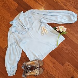 ❄ NWT Amadi by Anthropologie Balloon Sleeve Top